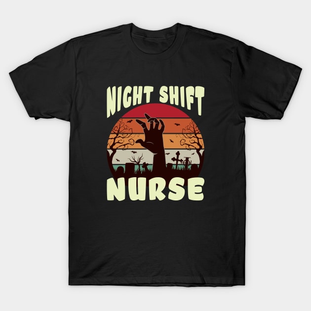 Night Shift Nurse T-Shirt by Archie & Ainslie